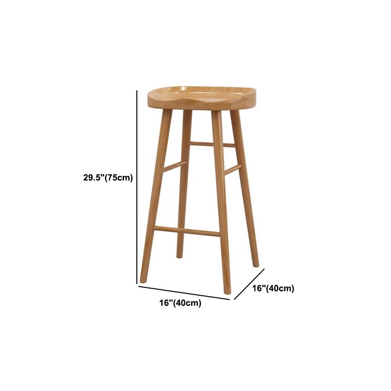 Modern 1/5/6/11 Pieces Bar Table Set Rectangle Pine Wood Counter Table with High Stools