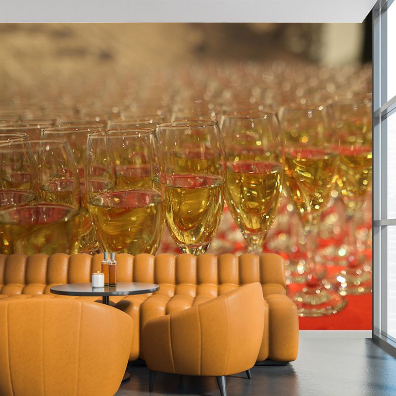 Wine Wall Mural Modern Environment Friendly Photography Decoration for Bar