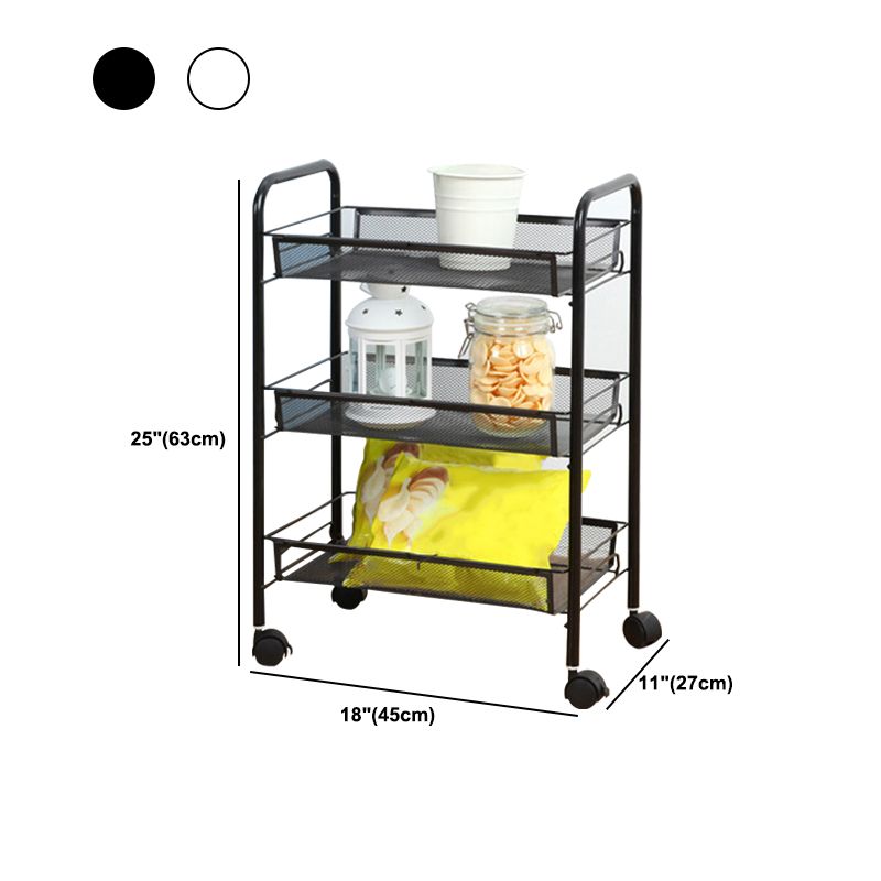 Contemporary Metal Bookcase Open Shelf Bookshelf for Study Room