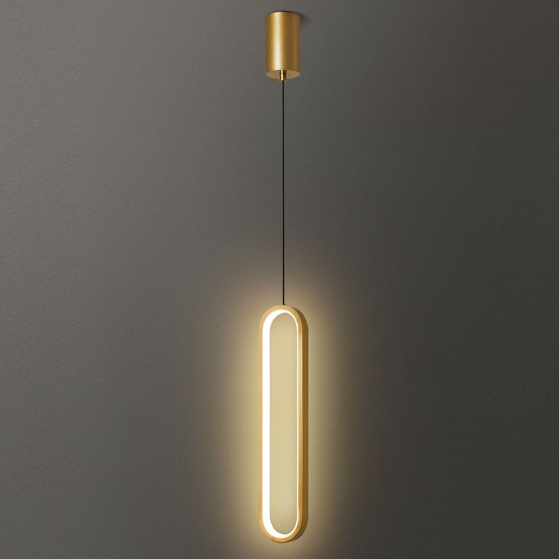 Metall geometrische Deckenhängung Licht moderner Stil 1-Licht-Anhänger Beleuchtungskörper