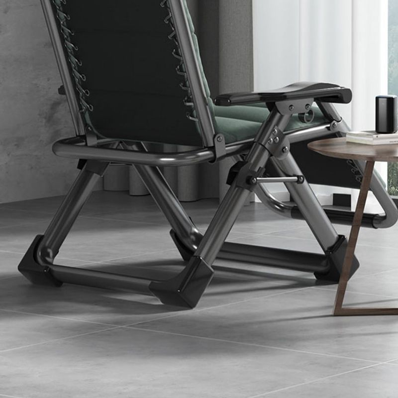 Polyester Blend Standard Recliner With Cup Holders and Legs for Bedroom