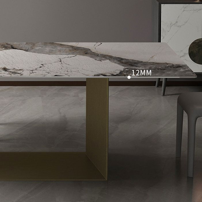 Glam 1/2/3/4/5 Pieces Dining Set Sintered Stone Dining Table Set