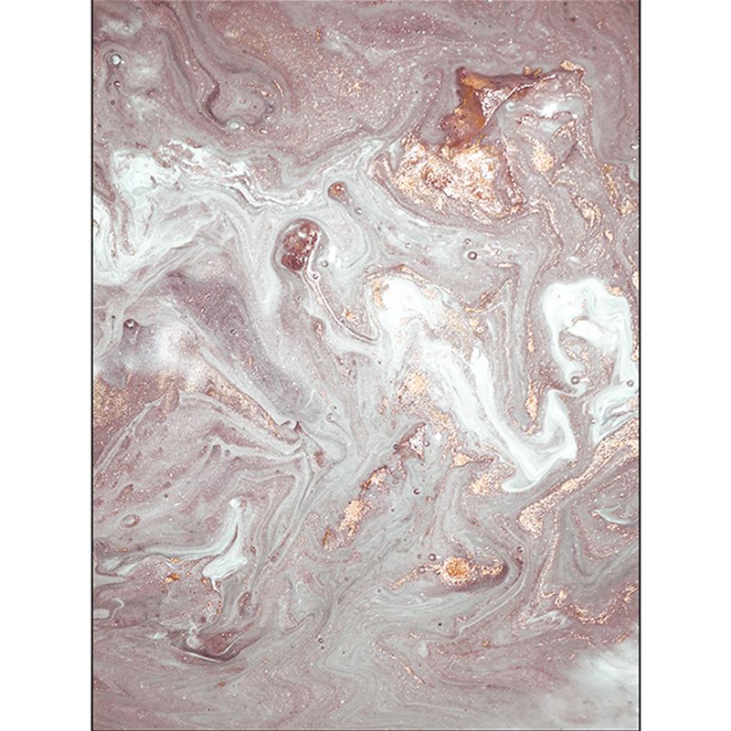 Unique Watercolor Pattern Rug Pink Novelty Rug Polyester Washable Anti-Slip Backing Carpet for Living Room