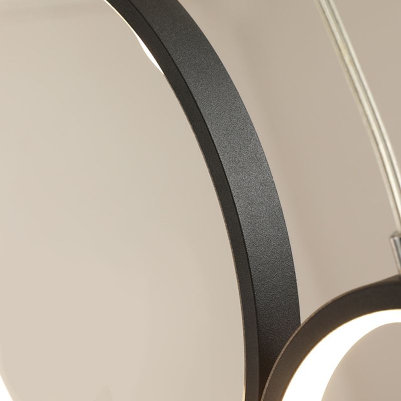 Circle Form Island Lichter moderner Metall 5-Licht-Inselbeleuchtung