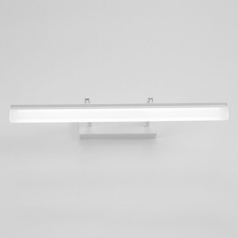 Metal Swing Arm Shape Wall Light Modern Style 1 Light Mirror Wall Mount Light