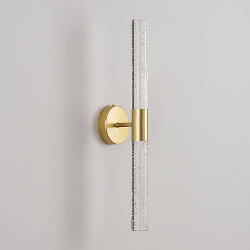 Modern Style Vanity Light Cylinder Shape 2 Lights Vanity Lamp for Shower Room