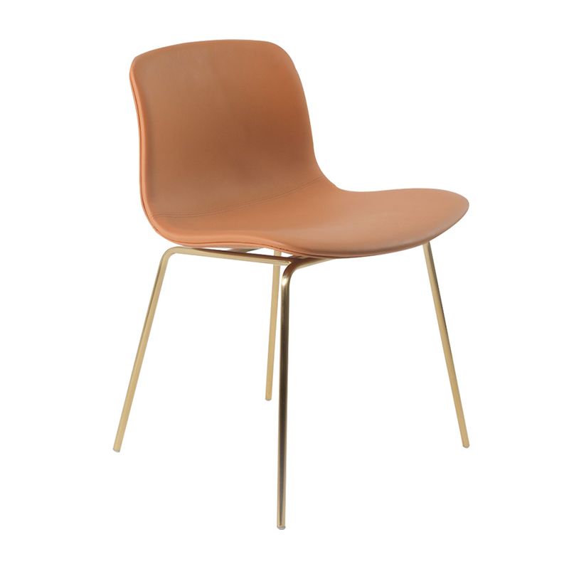 Chaises de salle à manger style contemporain Chaises sans accoudoirs avec pieds en métal