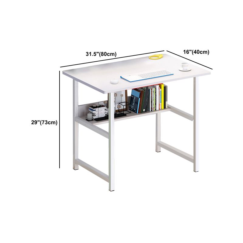 Ergonomic Wooden Writing Desk Contemporary Computer Desk for Dormitory