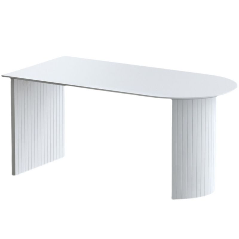Massivholz moderne Freiform Esstisch Marmor Tisch für Esszimmer und Küche
