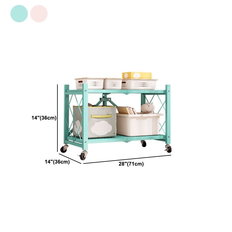 Modern Metal Bookcase, Geometric Open Back Bookshelf for Any Room