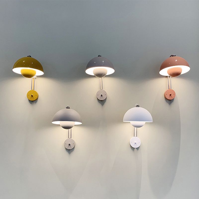 Macaron Style Wall Mount Light 1-Light Wall Lamp for Living Room