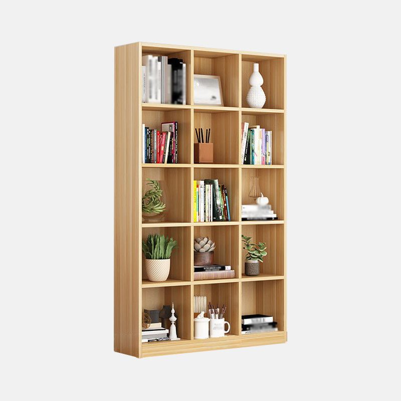 Libreria in legno chiuso in legno libreria in stile scandinavo per home office