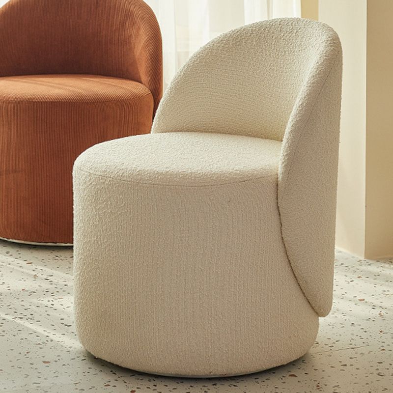 Armless Chair 21.6" L X20.0"W X29.9"H Swivel Chair for Living Room