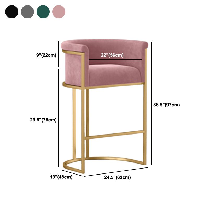 Round Stone Bistro Set 1/2/3/5 Pieces Glam Gold Base Table and Stools