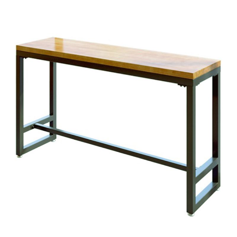 Indoor Rectangle Counter-height Pub Table Natural Modern Trestle Hall/Pub Table