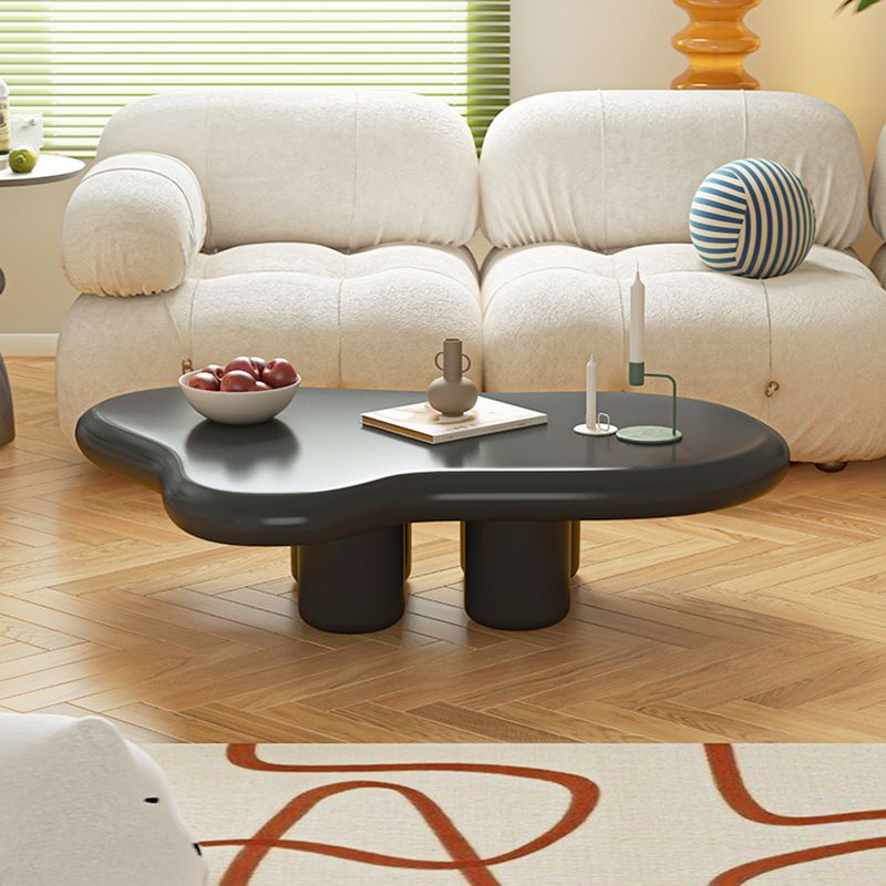 Scandinavian Wooden Coffee Table Free form 3 Legs Coffee Table Set