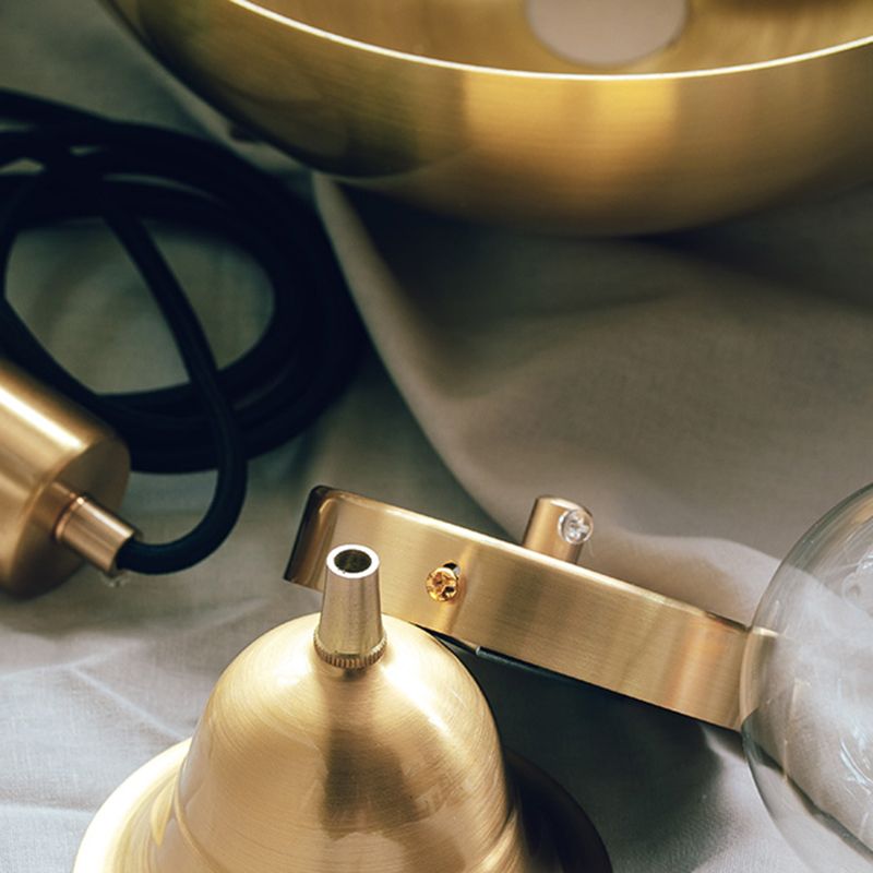 Lumière pendante en métal nordique 1 plafond suspendu au plafond pour salle à manger