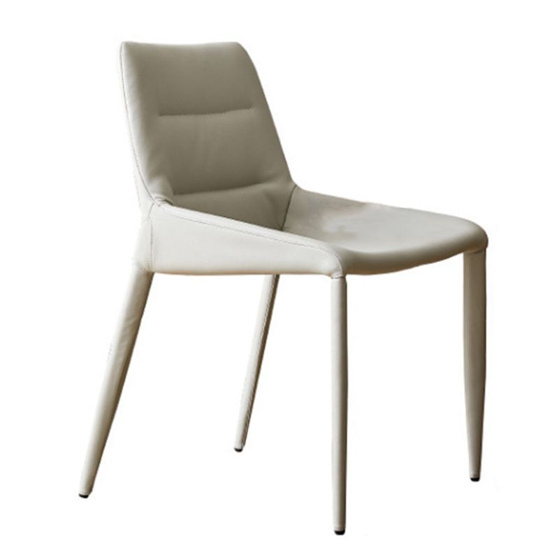 Modern Style 1/2/5/7 Pieces Dining Chairs Set Rectangle Stone Furniture in White