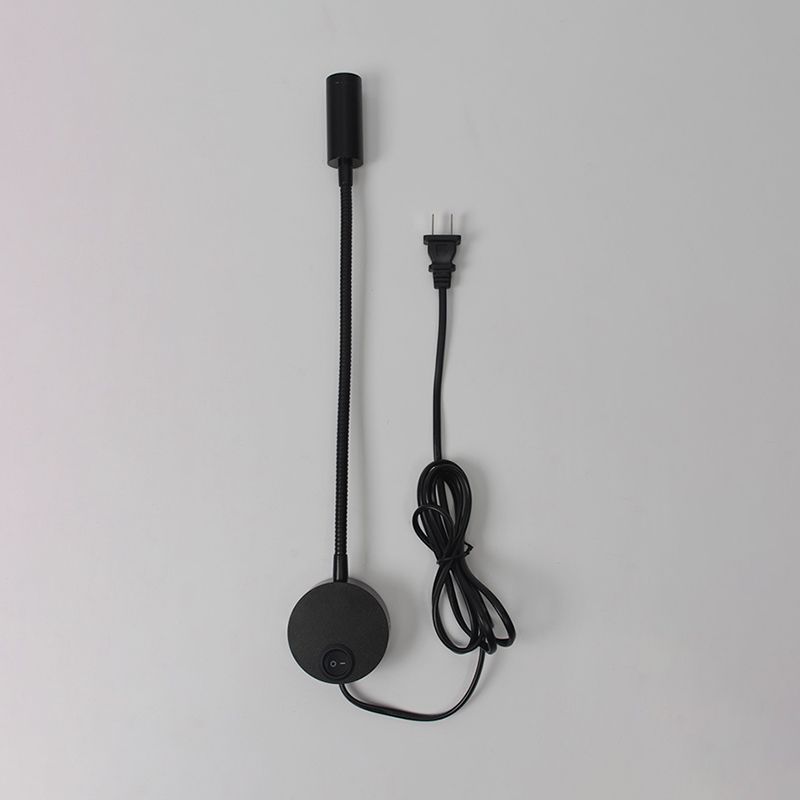 Moderner Stil Flexibler Armwandbeleuchtung Metall Metal 1 Leicht Wandmontierte Lesen Leuchten