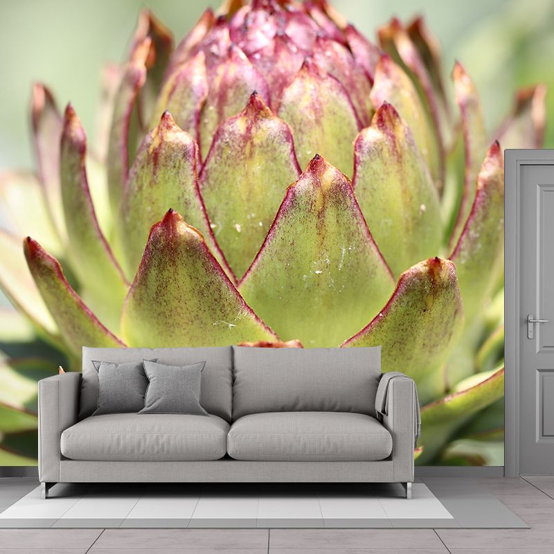 Artichoke Plant Full Size Wall Covering for Reading Room Home Decoration
