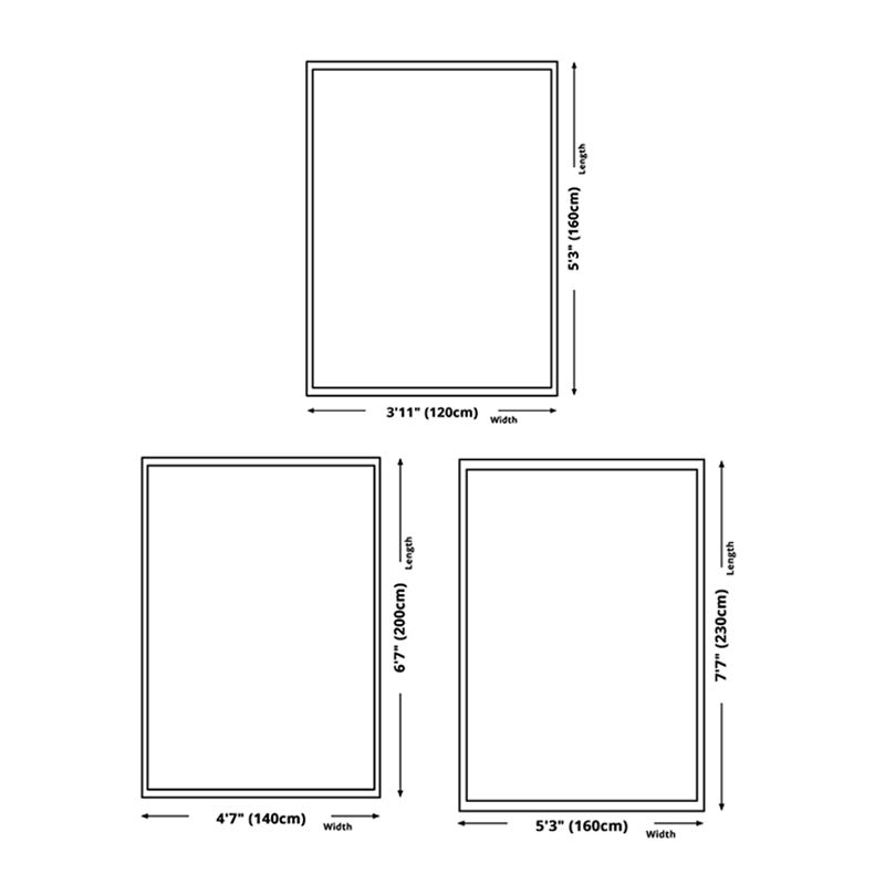 Color Mixed Home Decoration Carpet Modern Abstract Lines Area Rug Polyester with Easy Care Rug