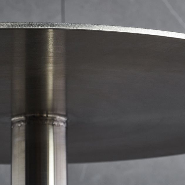 Metal Industrial Dining Table Stainless Steel Table for Kitchen and Dining Room