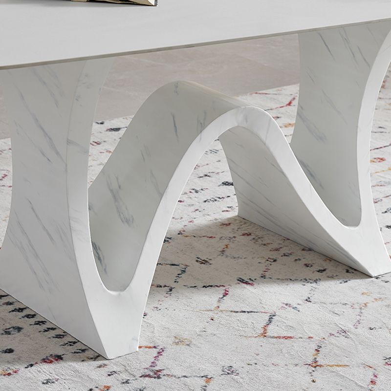 White Modern Dining Table Set 1/5/7 Pieces Dinette Set for Dining Room