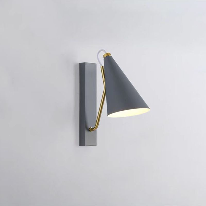 Tapered Wall Sconce Lighting Modern Wall Lamp Metal 1 Light Sconce Light