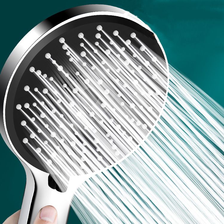 High Flow Handheld Shower Head 4-Spray Patterns Wall-Mount Showerhead