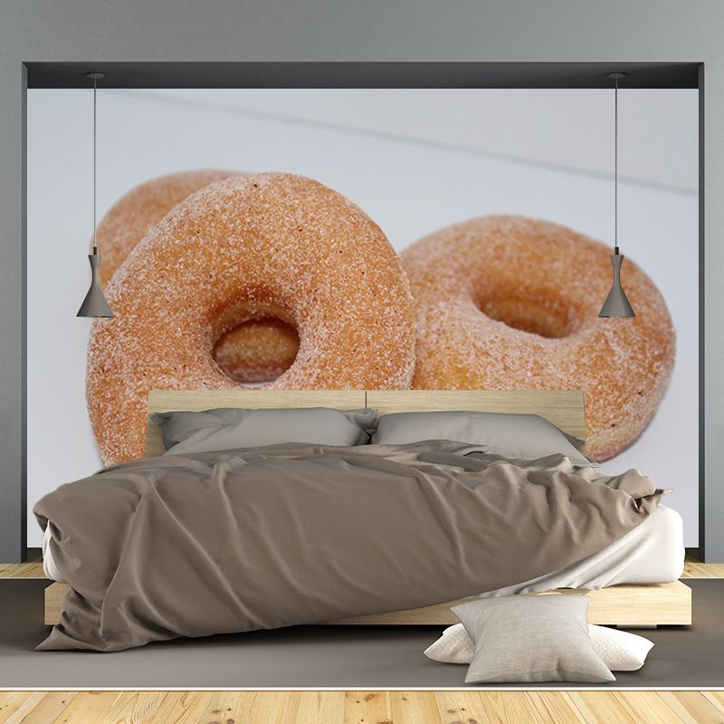 Delicious Dessert Mural Wallpaper Contemporary Wall Covering for Cake Shop