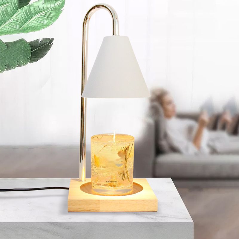 Metalen boog tafellamp moderne stijl kleurrijke single light tafel licht voor slaapkamer
