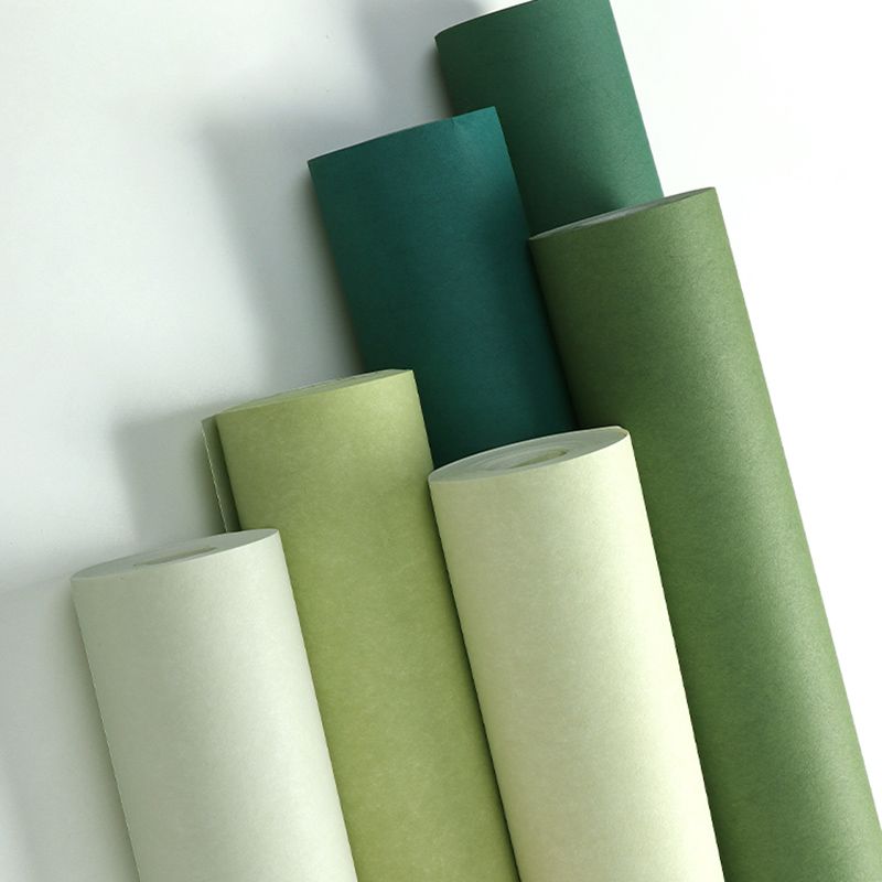 Plain Wallpaper Roll Minimalist Style Non-Pasted Living Room Wall Decor, 57.1 sq-ft