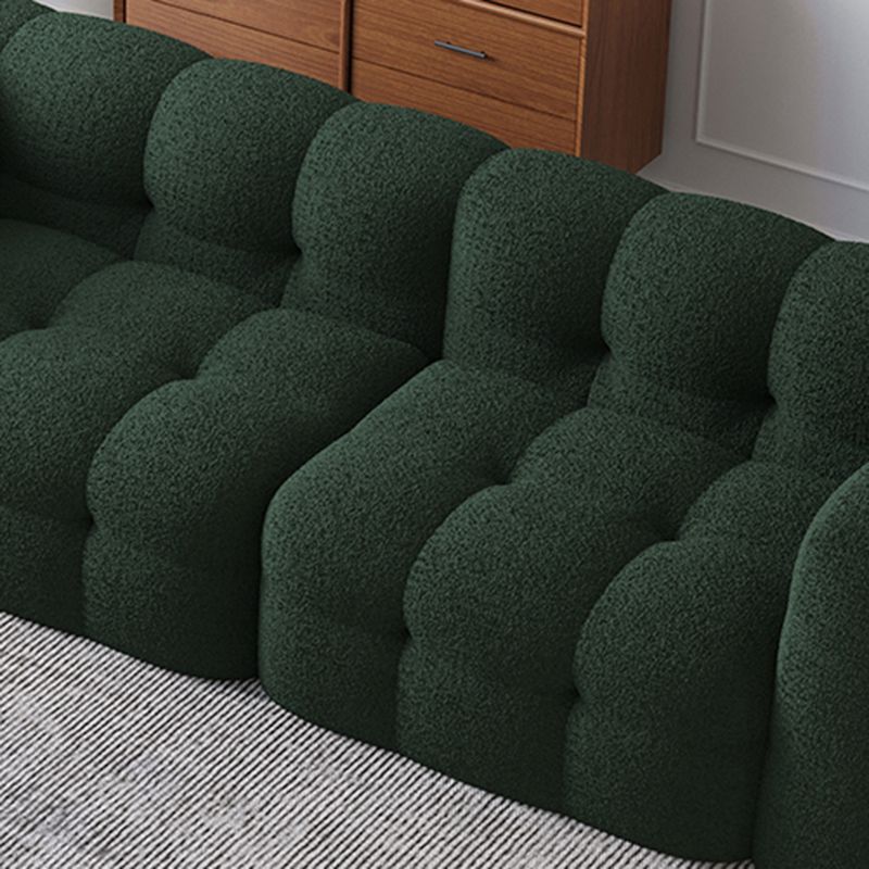 Sofa Green Contemporary Tuxedo Arm Chesterfield pour le salon, appartement