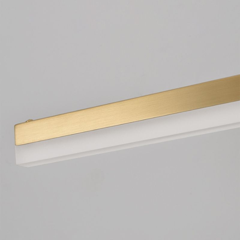Modern Minimalist Linear Vanity Wall Light Fixtures Metal Vanity Sconce With Intelligent Sensor