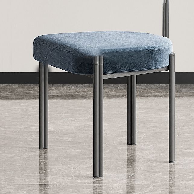 Scandinavian Metal Dining Chair Side Open Chair for Dining Room
