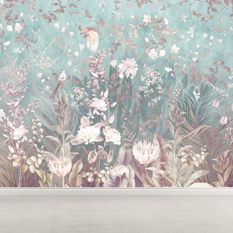 Home Decor Flower Print Mural Decal Customized Contemporary Wall Art for Kitchen