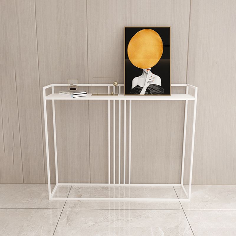 31.49 inch Hall Console Accent Table Ironcraft Sofa Console Table
