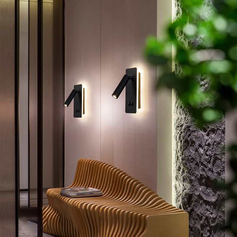 Minimalism Sconce Light Fixture Modern Led Wall Light Fixture for Bedside