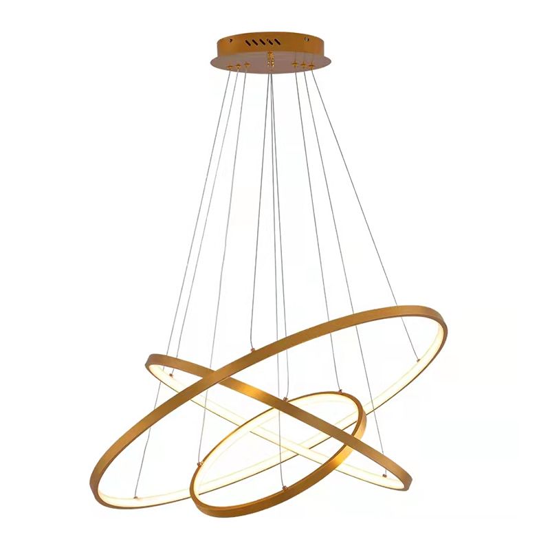 Modern Farmhouse Chandelier Multiple Rings Chandelier Lighting Fixtures