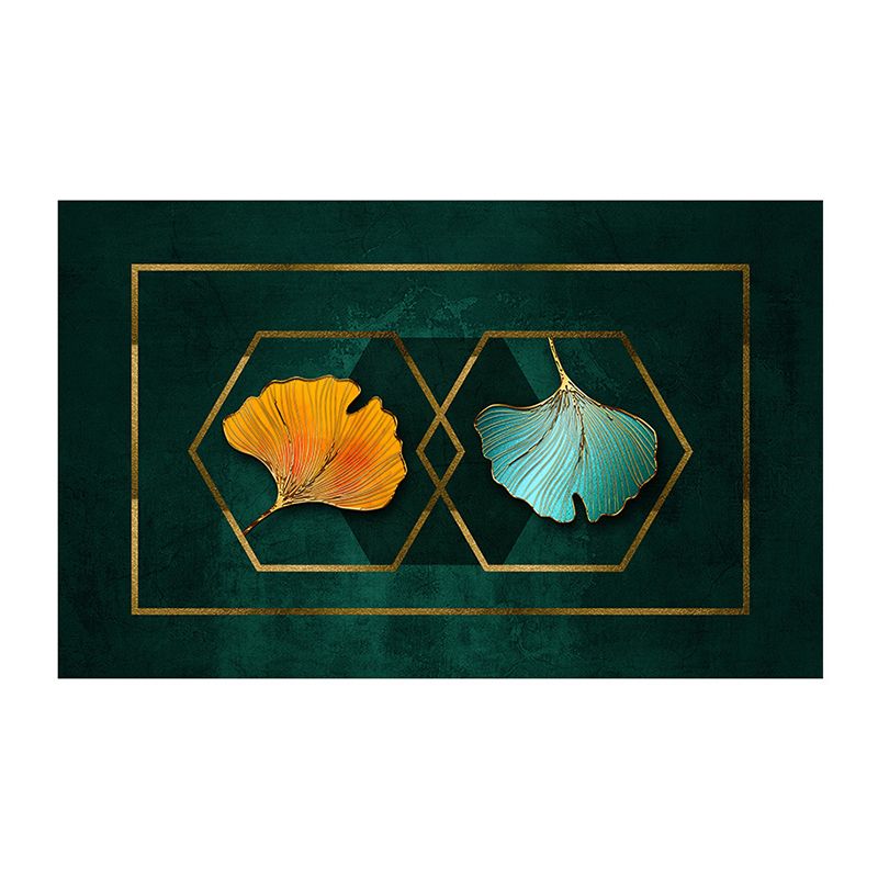 Atrovirens Leopard Rug Polyester Modern Rug Non-Slip Backing Rug for Home Decor