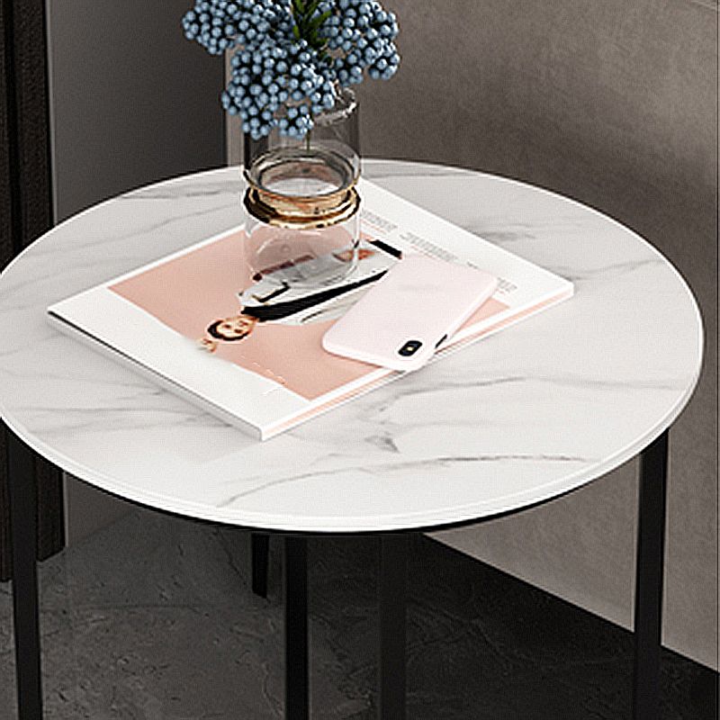 Minimalist Slate Side End Table 4 Legs Side End Table for Living Room