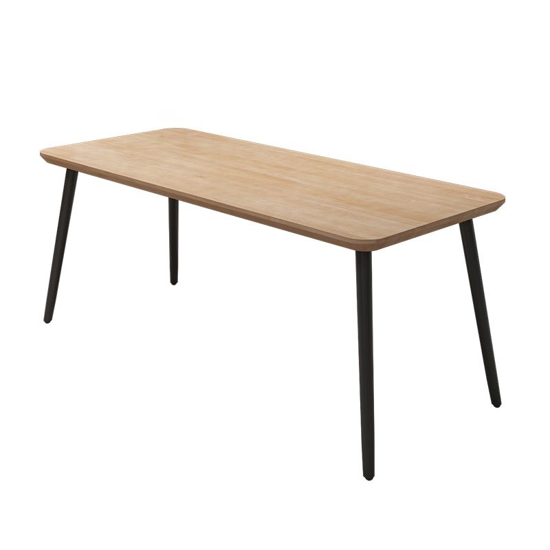 Industrial Dining Table Set 1/2/5 Pcs Solid Wood Top Dining Table and Chairs