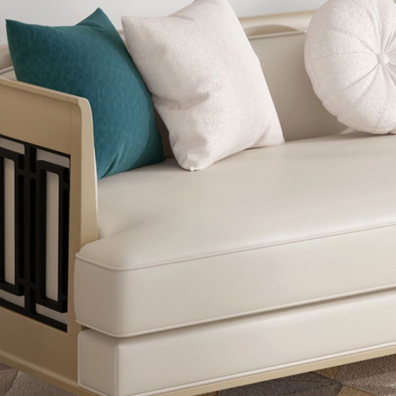 Mid Century Modern Arm Loveseat Standard Sofa for Living Room