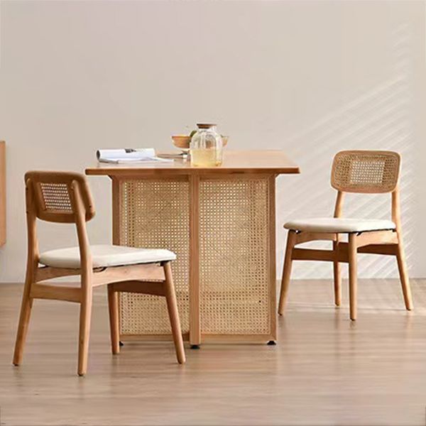 Modern Solid Wood Dining Set 1/2/3/4/5 Pieces Dining Furniture