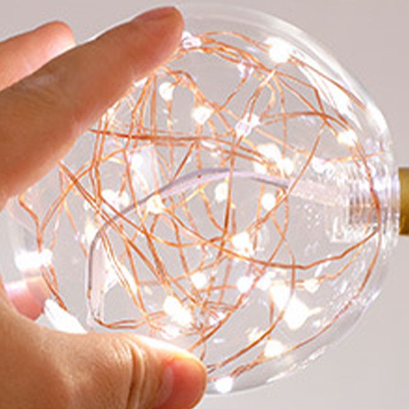 Starry Island Leuchten moderne stilvolle 8-Licht-Goldheizenlicht mit Glasschatten