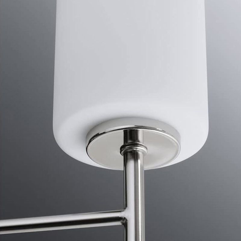 Cylinder Glass Shade Bath Sconce Post Modern Multi - Head Bathroom Vanity Lighting