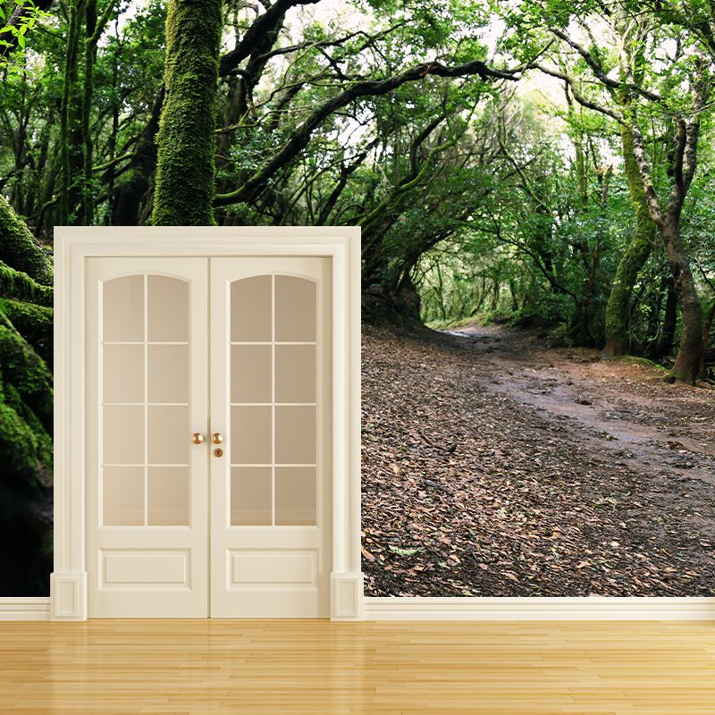 Photography Environmental Forest Wall Mural Living Room Mural Wallpaper
