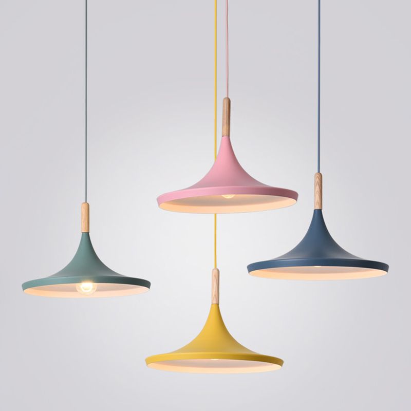 Lumière de plafond suspendu moderne Fer 1-Light Light pour salle à manger