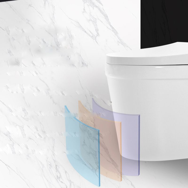 Contemporary White Ceramic Toilet Bowl Floor Mount Urine Toilet for Washroom