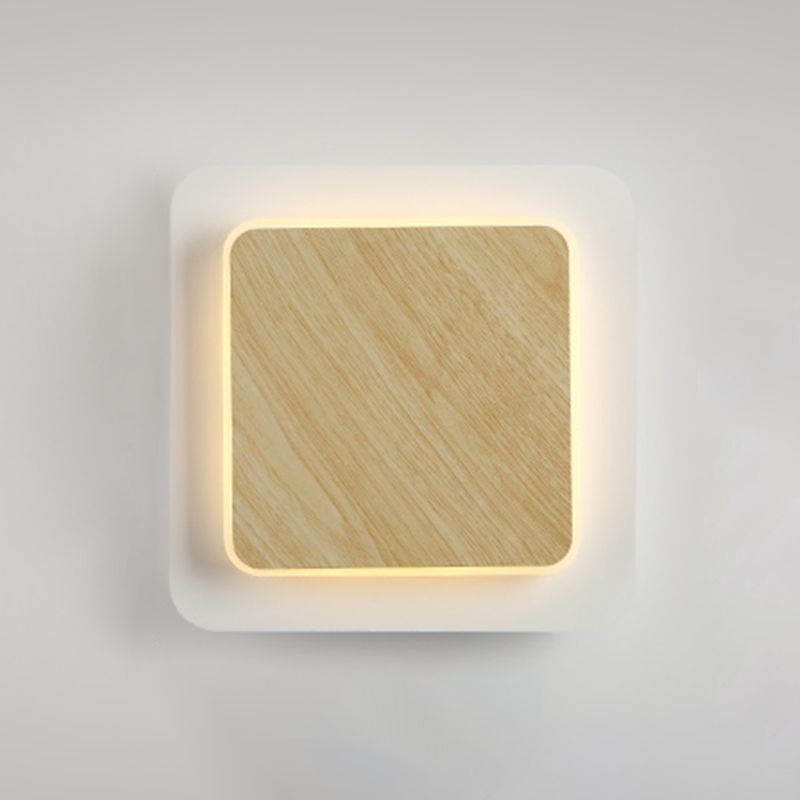 Geometric Wall Lighting Modern Style Wood Wall Lighting Ideas
